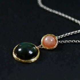 Fashion-Handmade-Natural-two-stone-pendant-designs (2)